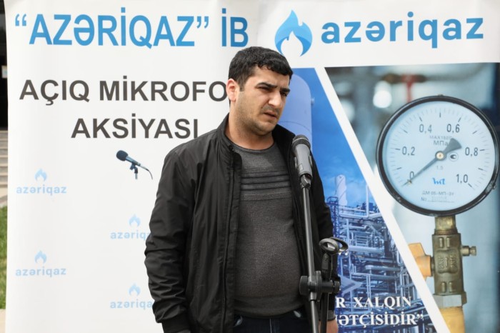 "Azəriqaz" növbəti "Açıq mikrofon" aksiyasını keçirdi - FOTOLAR